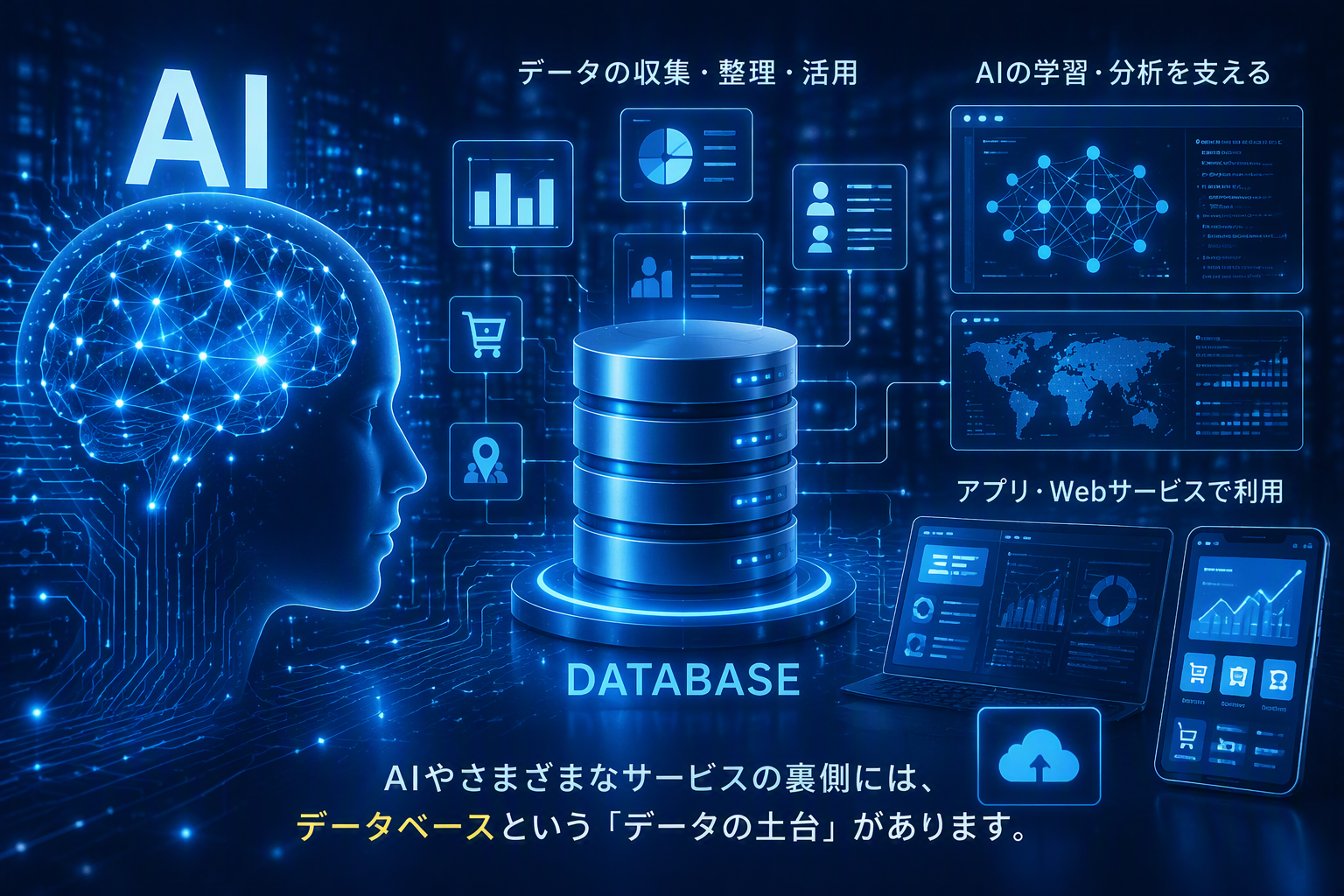 AIやアプリを支える「データ」の世界