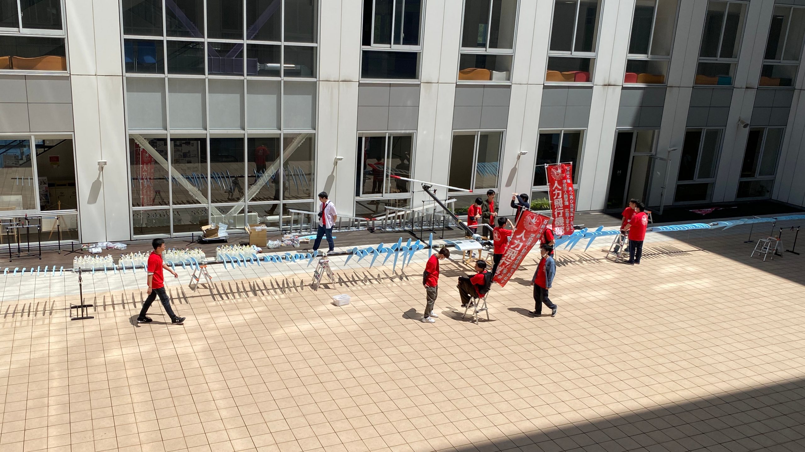 鳥人間コンテスト2025に本校卒業生所属広島工業大学 人力飛行機部が出場しました!