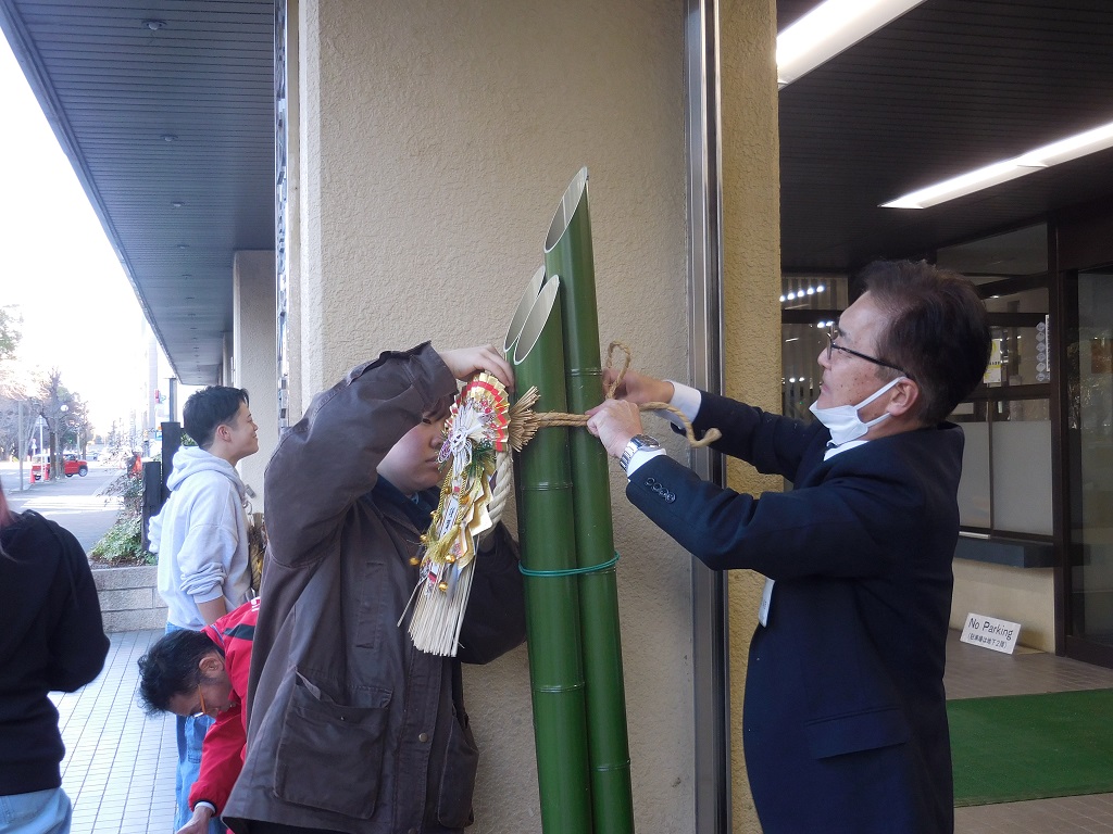 今年も門松ができました。